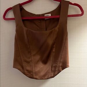 Sunday Best Women's Brown Top